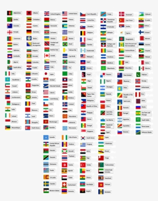 World Flags Color Print - Orange