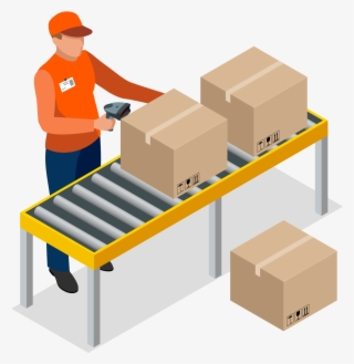 Fulfilment Icon - Warehouse Manager Vector