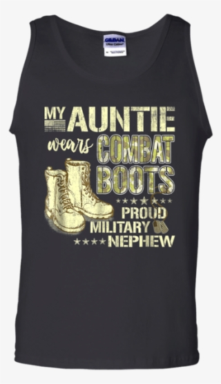 My Auntie Wears Combat Boots Proud Military Nephew