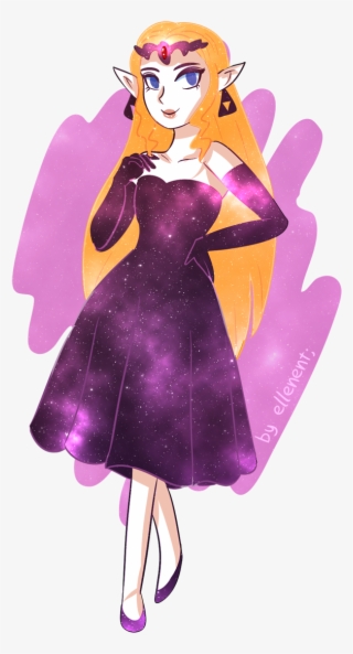 Galaxy Oot Zelda By Ellenent - Illustration