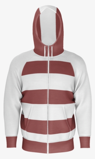 Red Horizontal Stripes - Hoodie