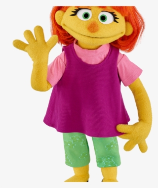 Sesame Workshop Introduces Sesame Street's New Character - Sesame Street Julia Face