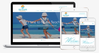 Sea Scape Properties Web Design // Image Design Digital - Gadget