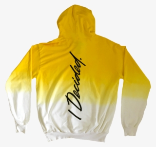 I Decided Dip Dye Yellow Hoo Big Sean - Hoodie