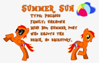 My Third Oc, Summer Sun - Cartoon