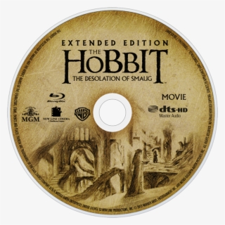 The Hobbit The Desolation Of Smaug Bluray Disc Image - Hobbit Blu Ray Labels