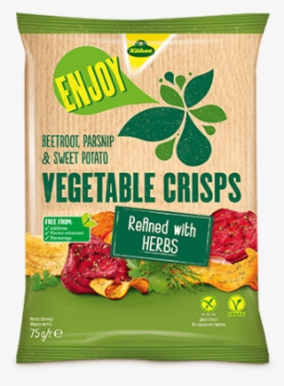 Enjoy Vegetable Crisps Refined With Herbs - Kuhne Enjoy Vegetable Chips
