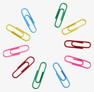 Paper Adhesive Tape Binder - Colored Paper Clips Transparent