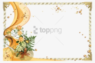 Free Png Blank Wedding Invitation Design Templates - Simple Background For Invitation Cards