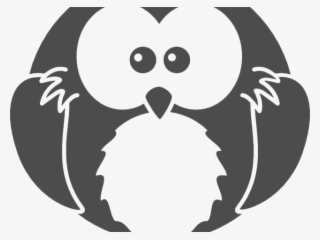 White Owl Cliparts - การ์ตูน ขาว ดำ น่า รัก