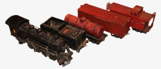 5 Pc Buddy L Outdoor Railroad Toy Train Set, 1920's - Locomotive