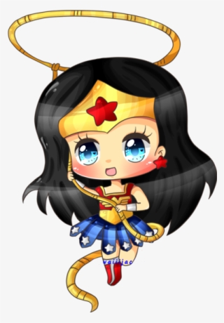 Wonder Woman Chibi Drawing Transparent PNG - 399x574 - Free ...