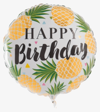 Happy Birthday Golden Pineapples - Seedless Fruit