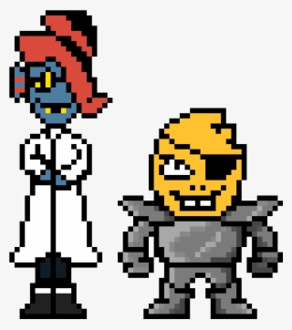 Image Sprite Pixel Art Maker - Undertale Sans Y Papyrus - 740x1080 PNG  Download - PNGkit