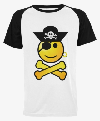 Smiley Emoji Men's Raglan T-shirt (model T11) - T-shirt