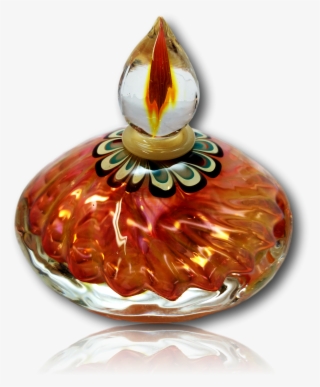 Blown Glass Perfume Bottle - Duck