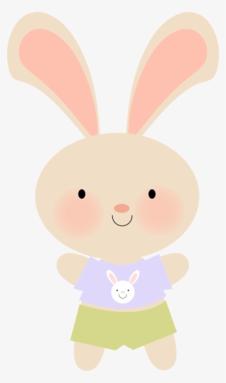 532 X 900 1 - Clipart Cute Pink Bunny