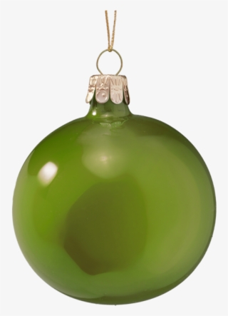 Glass Bauble Opal Green, 7 Cm - Christmas Ornament