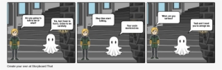 Ghost And Hamlet - Cartoon