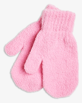 Mittens In Featheryarn And Chenille Pink - Sock