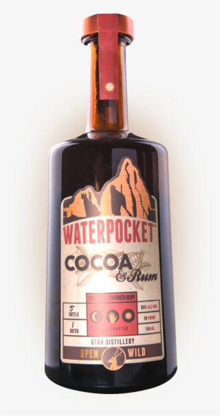 Cocoa & Rum Liqueur - Glass Bottle