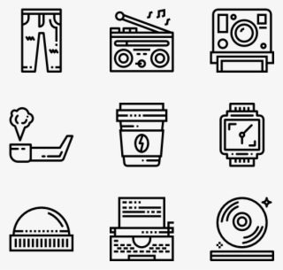 Hipster - Print Icon