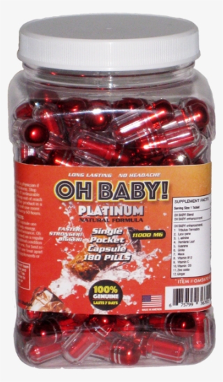 Oh Baby Single Pocket Capsule 180 Pills - Seedless Fruit