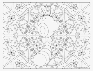 Sentret Pokemon - Abstract Pokemon Colouring Pages