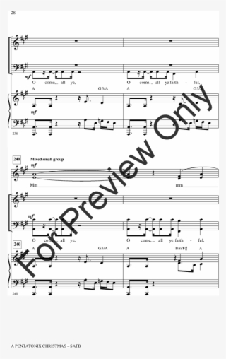 A Pentatonix Christmas Thumbnail - Rock Fort Rock Score Trumpet