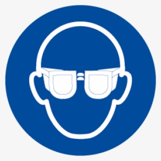 Uso Obligatorio De Gafas - Safety Glasses Ppe Sign