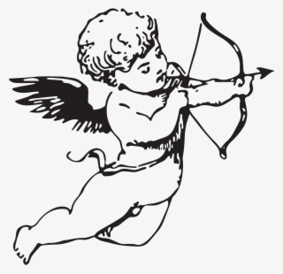 Royalty Free Angel Transprent - Baby Angel With Arrow