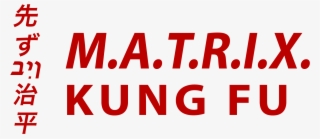 M - A - T - R - I - X - Kung Fu Program - Graphic Design