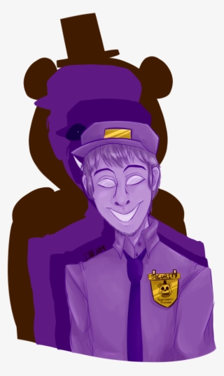 Purple Guy Golden Freddy - Cartoon