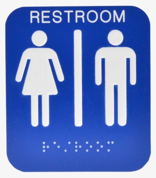 Braille Signage - All Gender Restroom Sign Printable