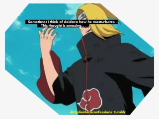 Deidara Confession Naruto Shippuden Akatsuki - Poster