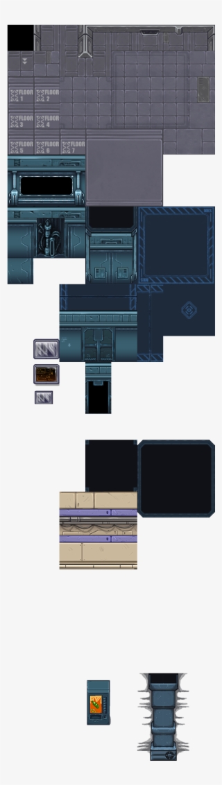 Scifi Space Rpg Tiles - Floor