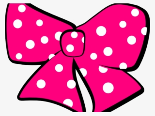 Minnie Mouse Clipart Pink Ribbon - Minnie Mouse Ribbon Clip Art Png