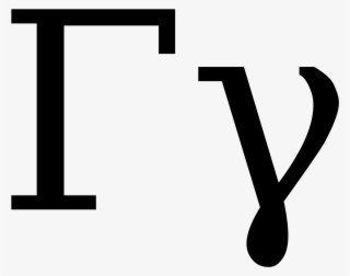 Greek Letter Gamma - Gamma