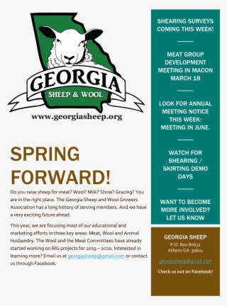 Georgia Sheep Events - Flyer