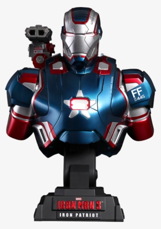 Hot Toys Iron Patriot Collectible Bust - Iron Patriot Bust Hot Toys