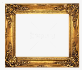 Free Png Best Stock Photos Classical Horizontal Transparent - Gold Picture Frame Square