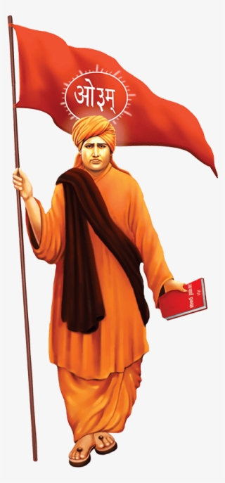 1 - Swami Dayanand With Flag