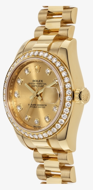 Gold Jewellery Datejust Watch Rolex Colored Clipart - Analog Watch