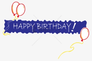 Free Png Happy Birthday In One Line Png Image With - Happy Birthday In One Line