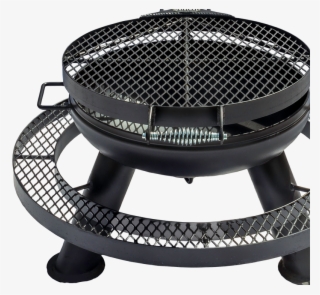 Spindle Top Fire Pit - Outdoor Grill Rack & Topper