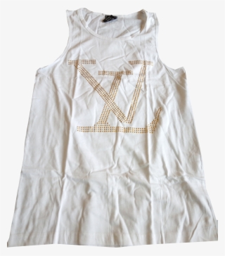 Armless Louis Vuitton Shirt White - Day Dress