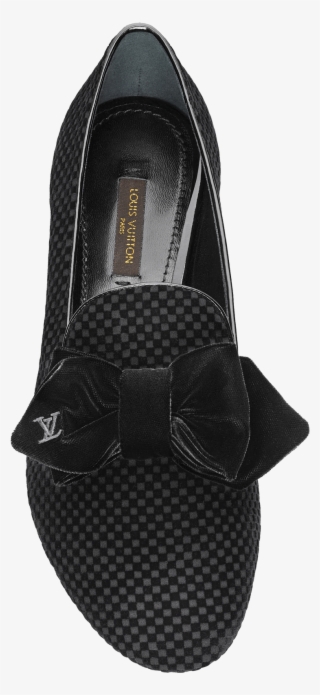 2) Merit Pump In Black Leather - Slip-on Shoe