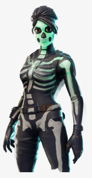 Bad Photoshop But I Put Part Of The Green Style On - Fortnite Skull Ranger Png
