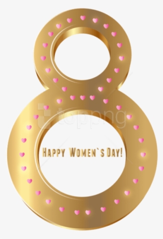 Free Png Download Women's Day Gold Transparent Png - 8 March Png Gold