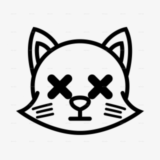 Outline Png/cat Funny Icon-01 - Funny Cat Icon Png